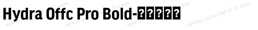 Hydra Offc Pro Bold字体转换
